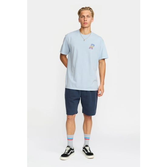 Revolution Printed t-shirt lightblue - Image 3
