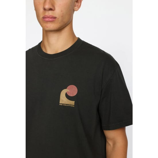 Revolution Printed t-shirt black - Image 3