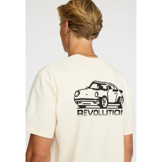Revolution Printed t-shirt offwhite - Image 3