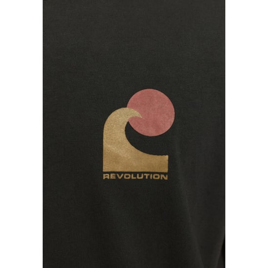 Revolution Printed t-shirt black - Image 5