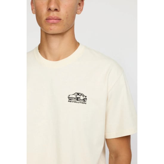 Revolution Printed t-shirt offwhite - Image 4