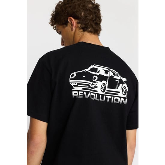 Revolution Printed t-shirt black - Image 3