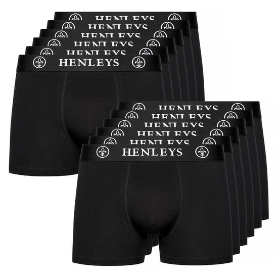 Henleys McBlacken Boxer Shorts 12pk Mens - Image 1