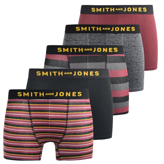 Smith & Jones Kole 5pk Mens Boxer Shorts - Image 1
