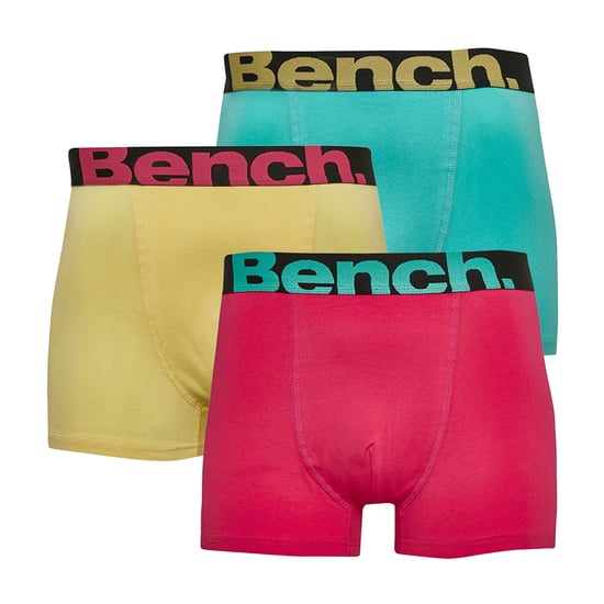 Bench Kenneth Mens 3pk Boxer Shorts - Image 1