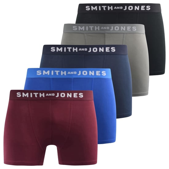 Smith & Jones Graylen 5pk Boxer Shorts Mens - Image 1