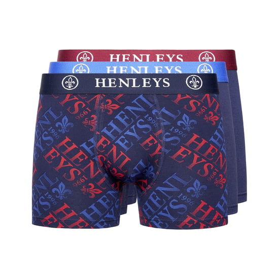 Henleys Rutlers Mens Boxers 3pk - Image 1