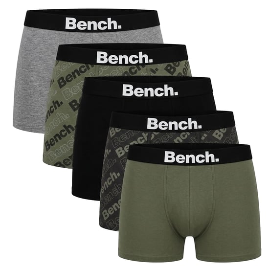 Bench Chainey 5pk Mens Boxer Shorts - Image 1