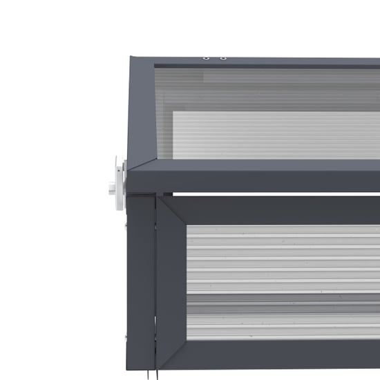 Westmann Tega kweekkas metaal 100x50x36 cm 8mm polycarbonaat platen - Image 6