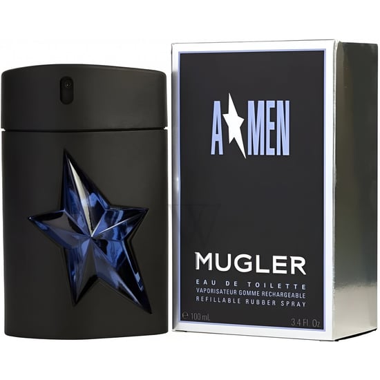Mugler Angel Men 100ml EDT Spray In Rubber Flask - Image 1