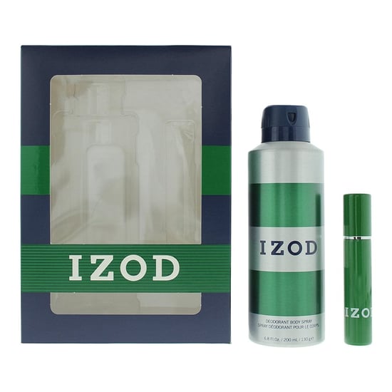 Izod Green 2 Piece Gift Set: EDT 15ml - Body Spray 200ml - Image 1