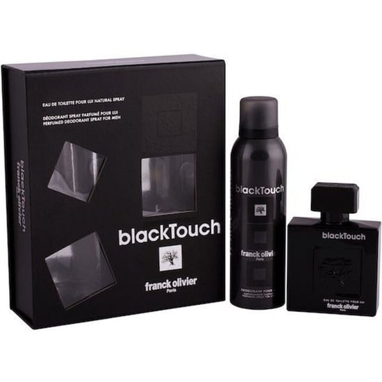 Franck Olivier Black Touch 100ml EDT + 250ml Deodorant Coffret Set - Image 1
