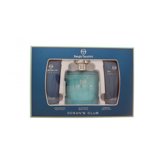 Sergio Tacchini Ocean's Club Gåvoset 100ml EDT + 100ml Duschgel + 100ml Aftershave Balsam - Image 1