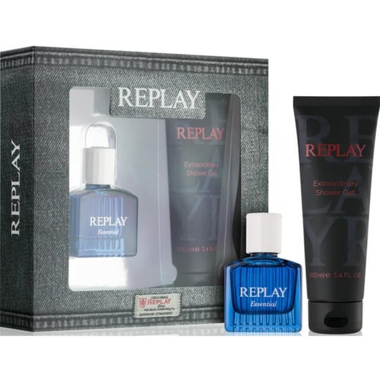 Replay Essential For Him Gift Set 30ml EDT Spray + 100ml Shower Gel - Image 1