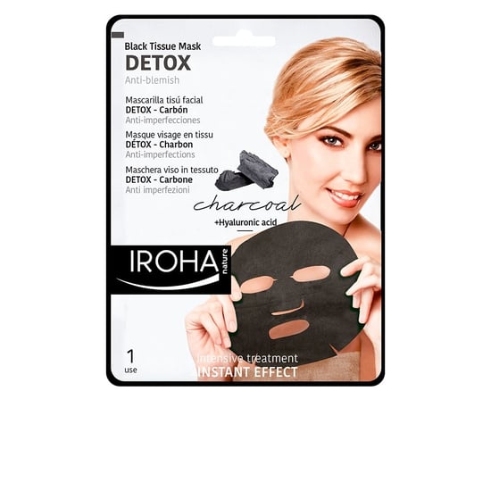 Iroha Nature Detox Black Tissue Mask 1 Unit - Image 1