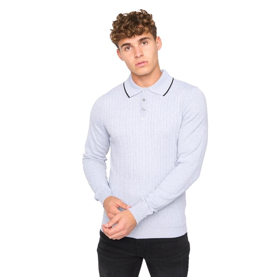 Bewley & Ritch Ambrosden Polo Knitted Jumper Mens - Image 1