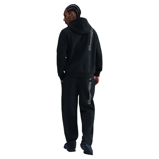 Nike Sportswear Club Mens Black Fleece Hooded Tracksuit - Image 2