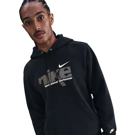 Nike Sportswear Club Mens Black Fleece Hooded Tracksuit - Image 3