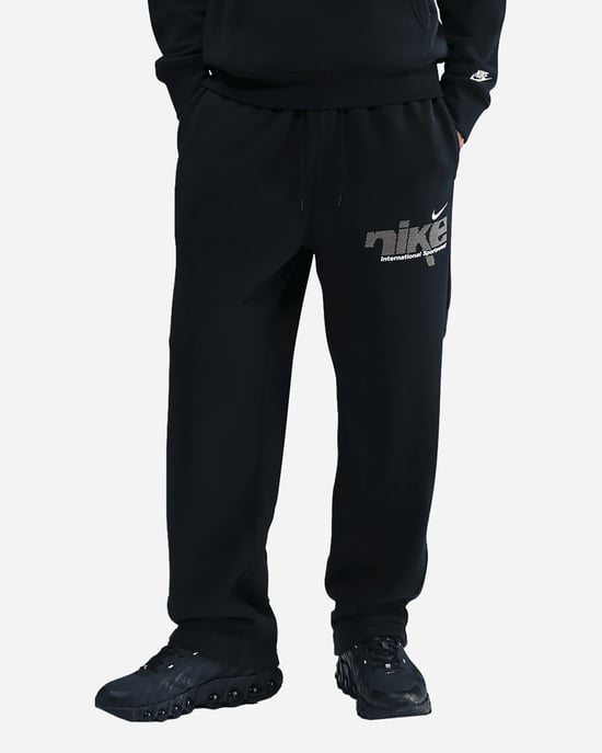 Nike Sportswear Club Mens Black Fleece Hooded Tracksuit - Image 5