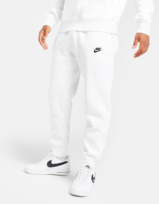 Nike White Club Hooded Fleece Tracksuit - Image 5