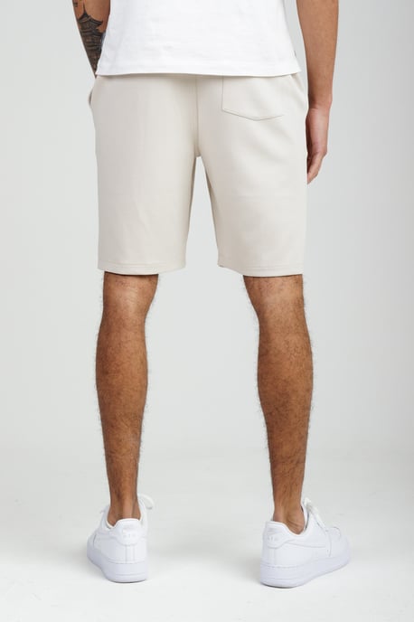 Stone Soft Jersey Shorts With Middle Seam And Drawstring Waist - Image 2