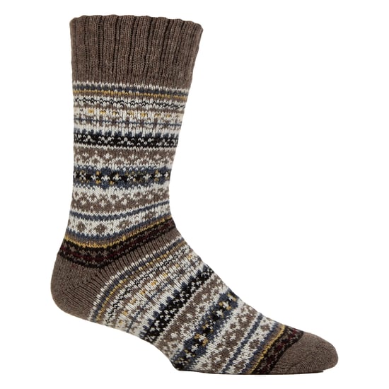 Mens Wool Blend Hiking Socks Cushioned Walking Boot Socks - Image 1