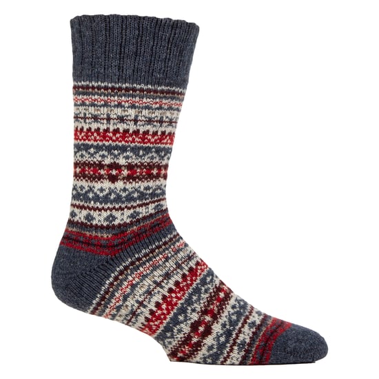 Mens Wool Blend Hiking Socks Cushioned Walking Boot Socks - Image 1