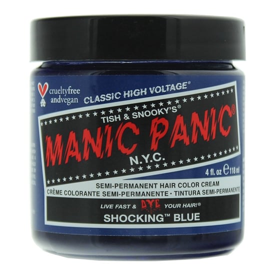 Manic Panic Classic High Voltage Shocking Blue Semi-Permanent Hair Color Cream 118ml - Image 1