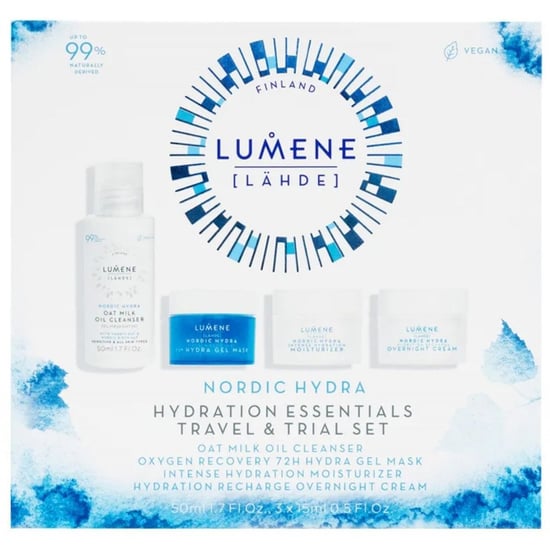 Lumene Nordic Hydra Gift Set 50ml Oat Milk Oil Cleanser + 15ml Gel Mask + 15ml Moisturizer + 15ml Overnight Cream - Image 1