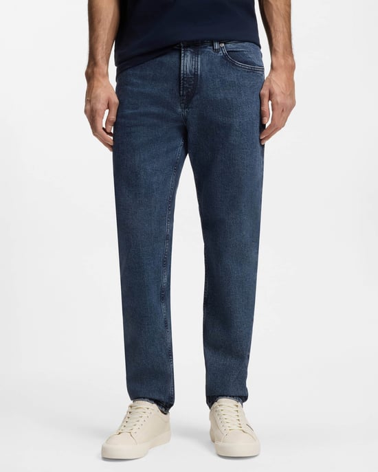 Maine Regular-Fit Jeans in Middelblauw - Image 1