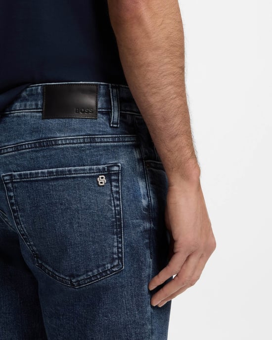 Maine Regular-Fit Jeans in Middelblauw - Image 3