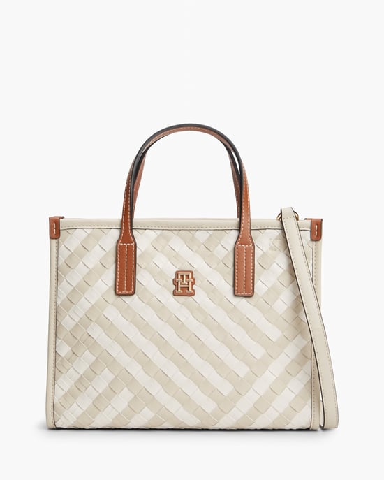 TH City Mini Tote Bag in Ivory - Image 1