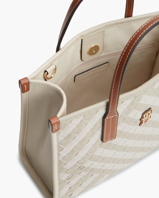 TH City Mini Tote Bag in Ivory - Image 4