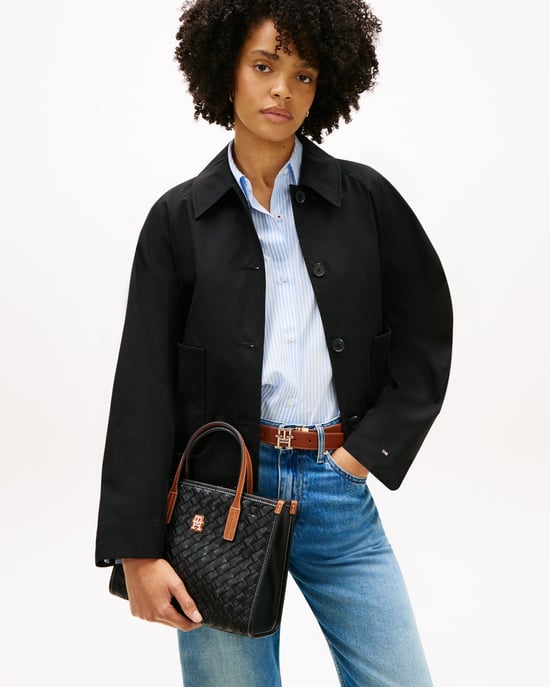 TH City Mini Tote Bag in Black - Image 2