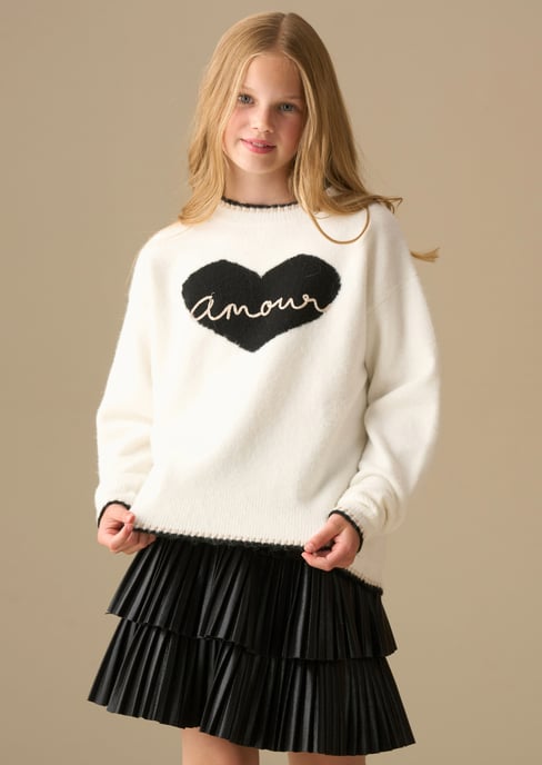 Callie Amour Heart Jumper - Image 1