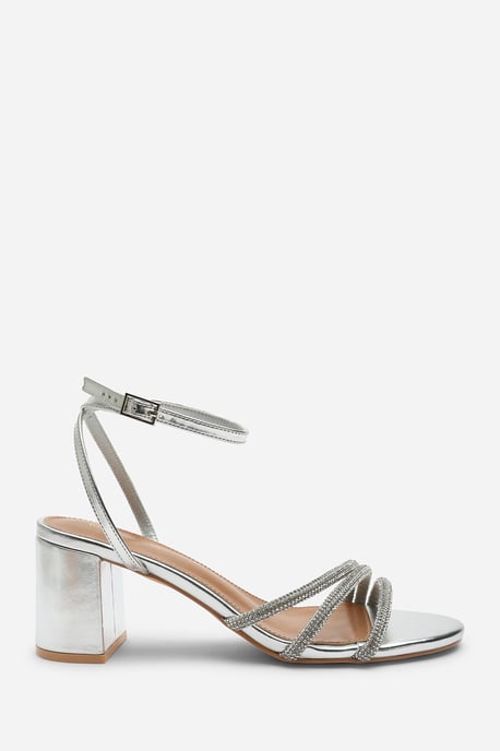 Where's That From Khalani Diamante Strappy Heels - Image 3