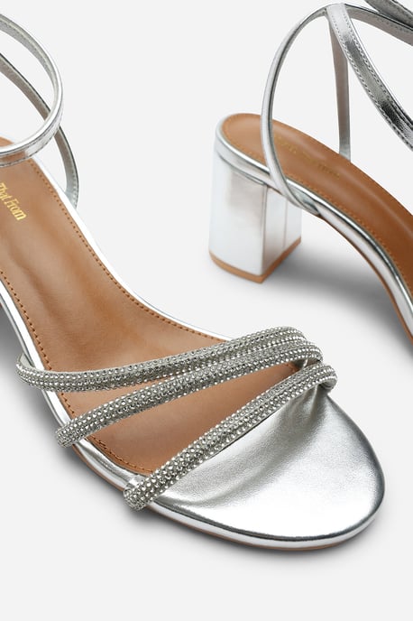 Where's That From Khalani Diamante Strappy Heels - Image 6