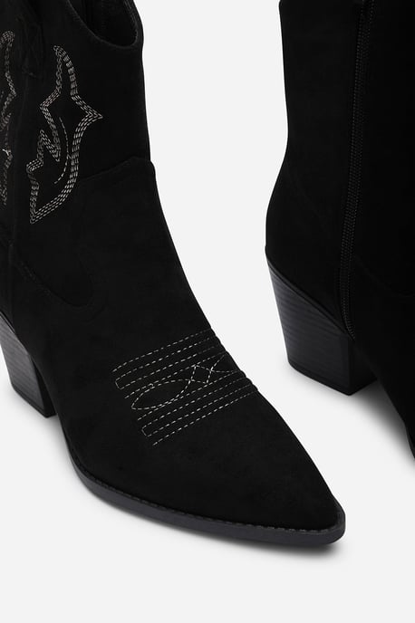 Where's That From Seraphina Cowboy Boots Ankle Length Western Block Heel - Image 3