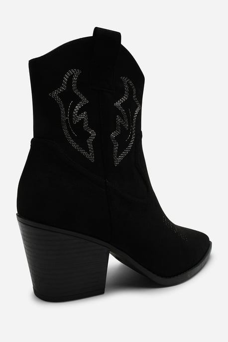 Where's That From Seraphina Cowboy Boots Ankle Length Western Block Heel - Image 5