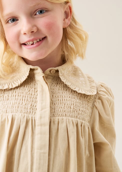 Rafferty Embroidered Collar Cord Dress - Image 4