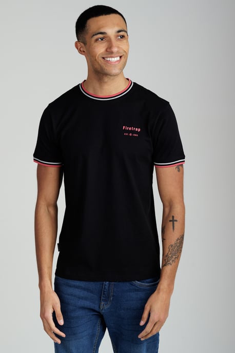 Multi 4 Pack Regular Fit Cotton Crew T-Shirts - Image 5