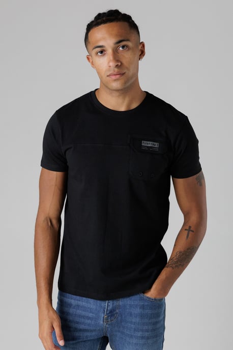 Multi 3 Pack Regular Fit Cotton Pocket Tees - Image 3