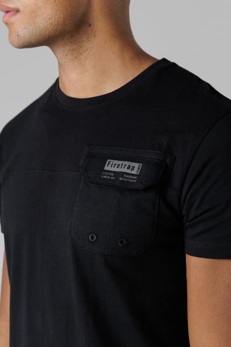Multi 3 Pack Regular Fit Cotton Pocket Tees - Image 5