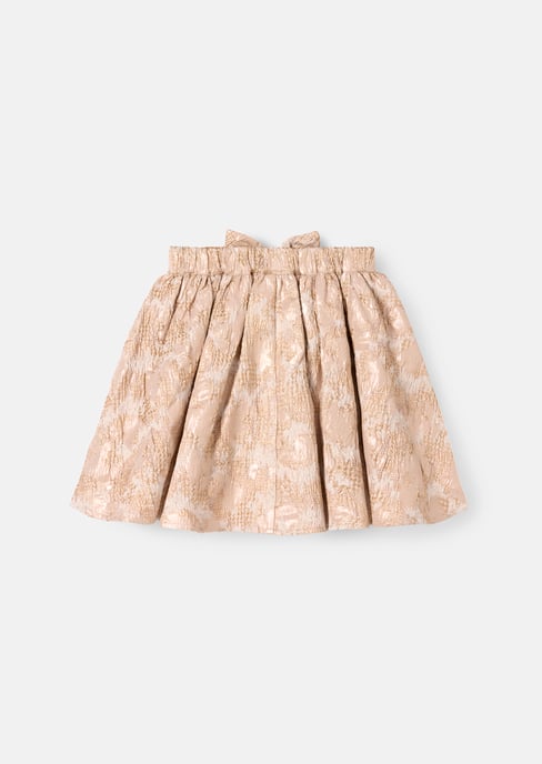 Etta Metallic Jacquard Skirt - Image 4