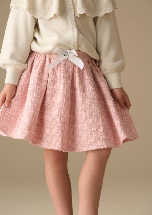 Faye Tweed Skirt - Image 2