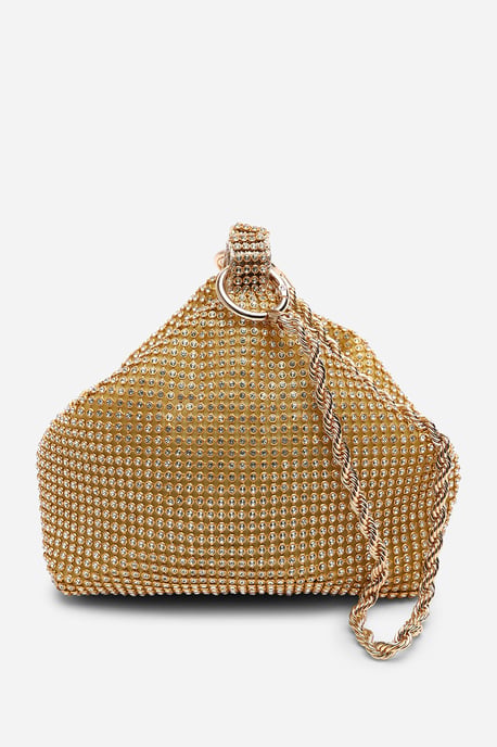 Where's That From Womens 'Lore' Diamante Pouch Bag with Chain Detail Handle - Image 2