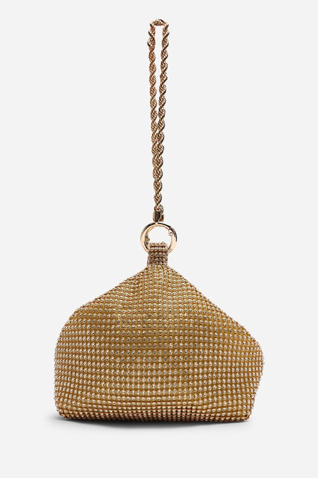 Where's That From Womens 'Lore' Diamante Pouch Bag with Chain Detail Handle - Image 4