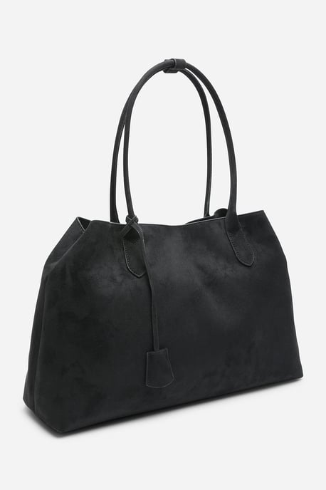 Where's That From Womens 'Drift' Suede Slouchy Shoulder Tote Bag - Image 2