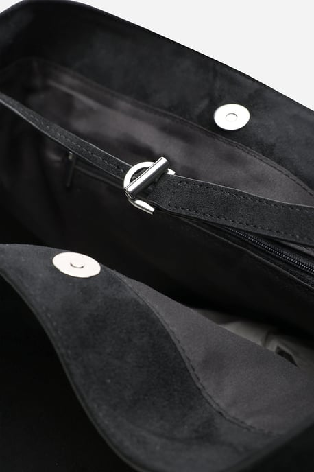 Where's That From Womens 'Drift' Suede Slouchy Shoulder Tote Bag - Image 5