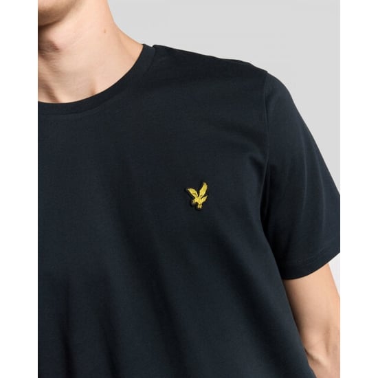 Lyle and Scott Ts400vog dark navy plain t-shirt - Image 3